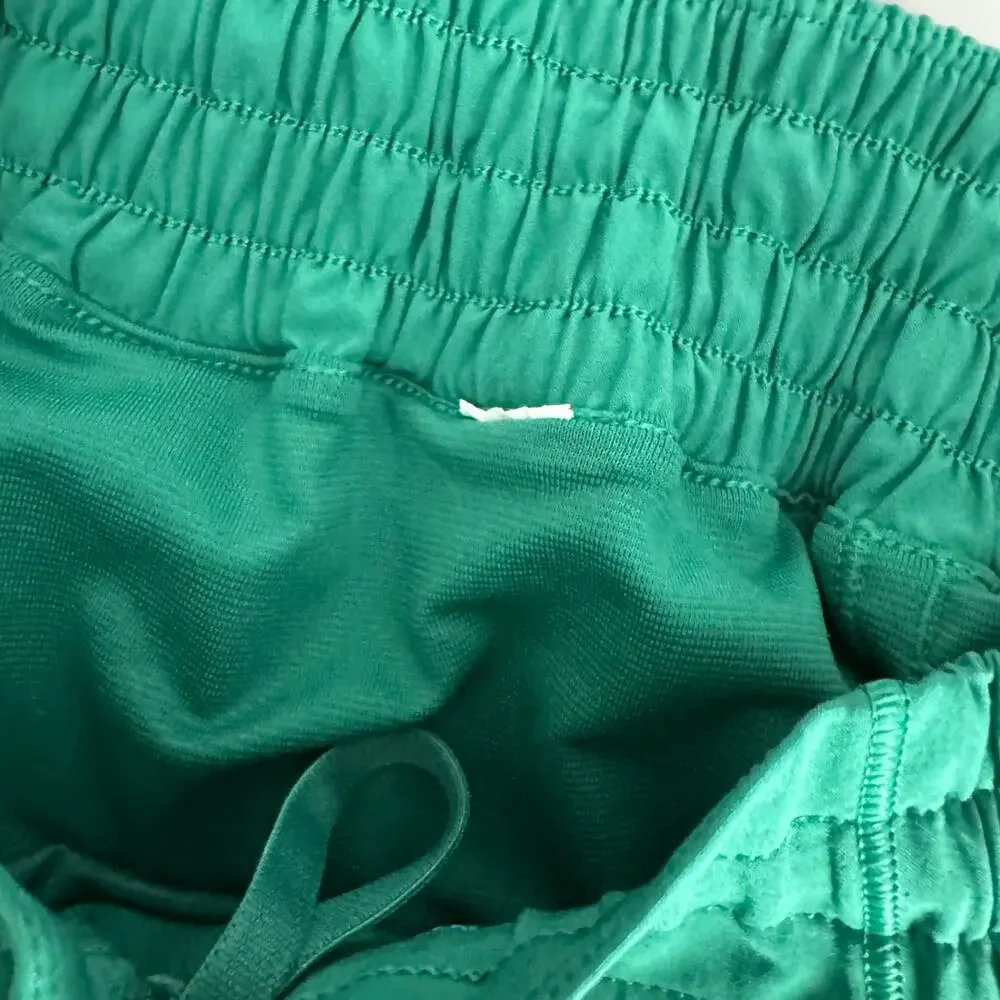 Lululemon Hotty Hot High-Rise Lined Running Shorts Green Size 6
